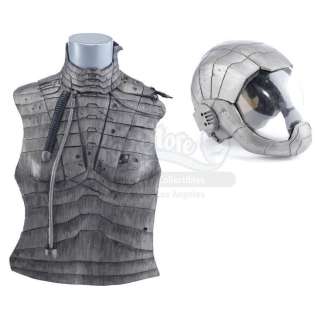 LOST IN SPACE (1998) - Lot 170 - Major Don West‘s (Matt LeBlanc) Battle-Damaged Cryo-Suit Top and Helmet