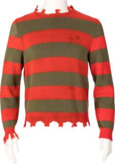 Robert Englund "Freddy Krueger" Signature Sweater from A Nightmare on Elm Street 5: The Dream Child