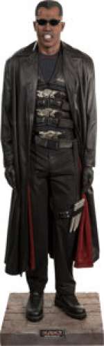 Wesley Snipes "Blade" Hero Production Made Costume from Blade II on Custom Life Size Display...