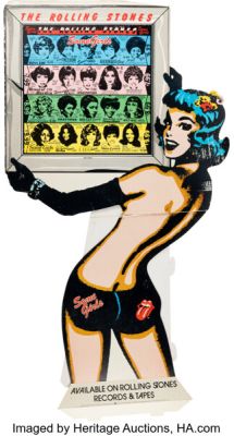 The Rolling Stones Some Girls Large Promotional Standee (1978). | Heritage