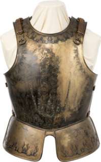 Robert Baratheon (Mark Addy) Gold Cuirass from Game of Thrones (HBO® Original 2011-2019, Season 1).