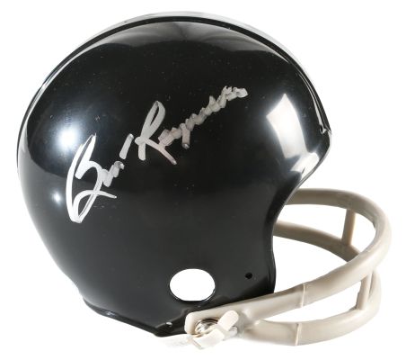 Burt Reynolds as Paul Crewe in The Longest Yard (Beckett) Signed Prop Replica Mini Helmet | SWAU