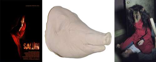Saw III Horror Movie Production Made Foam Latex Pig Head - 2006 | SWAU