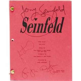 Lot 90627 - Seinfeld Cast Signed Episode Script