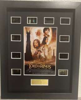 Lord of the Rings | Lord of the Rings - Framed Film Cells display with COA | Catawiki