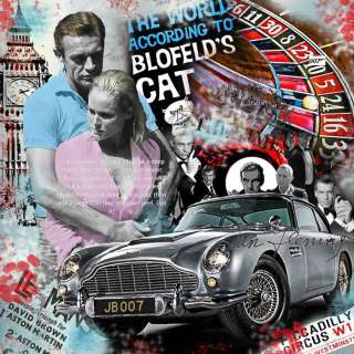 James Bond | James Bond - Original LUC BEST Giclee James Bond Sean Connery "Blofelds Cat" | Catawiki