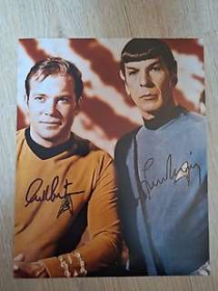 Star Trek | Star Trek - Double signed by William Shatner (Captain James T. Kirk) & Leonard Nimoy (Spock) - Autograph, Photo | Catawiki
