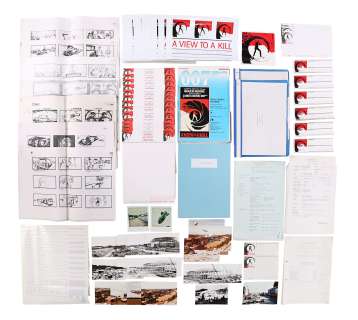 A VIEW TO A KILL (1985) - Lot 688 - Philip Kohler Collection: Storyboards, Call Sheets, and Production Ephemera