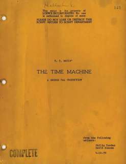 The Time Machine script | Profiles in History
