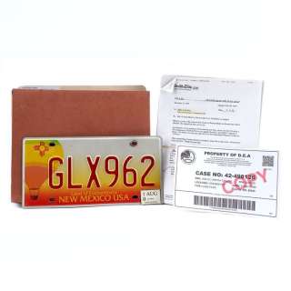 Breaking Bad (T.V. Series, 2008-2013) - Lot 589 - Hank Schrader‘s (Dean Norris) License Plate and Gale Boetticher (David Costabile) Case File