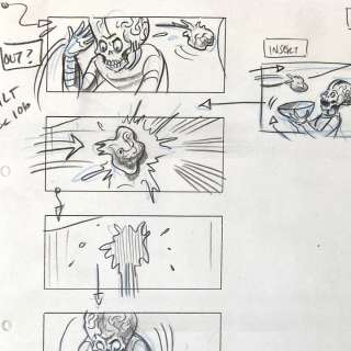 Mars Attacks! Original Storyboard Drawing by Pete Von Sholly + CERTIFICATE (Warner Brothers, 1996) | Catawiki