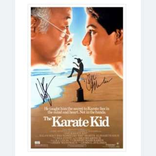 The Karate Kid - Signed by Ralph Macchio (Daniel) and William Zabka (Johnny) | Catawiki