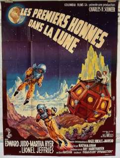 Great artwork by Roger Soubie - The first men in the moon (1964) Nathan Juran - original French 1st release 115 x 156 cm | Catawiki