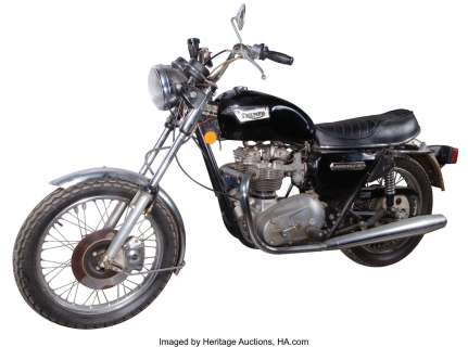 Richard Gere "Zack Mayo" 1978 Triumph Bonneville 750 from An Officer and a Gentleman. ...