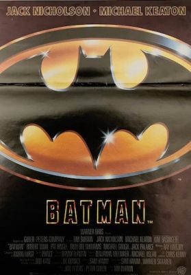 Poster - Michael Keaton - Jack Nicholson - Kim Bassinger - Tim Burton - 1989 - Batman - B31 | Catawiki