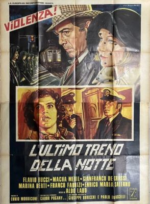Aldo Lado - - Movie prop Aldo Lado ultimo treno della notte manifesto originale italiano thriller | Catawiki
