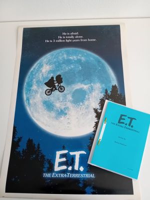 Script - Melisa Mathison - E.T full screenplay film script + Movieposter ( 91.5 x 61 cm ) - 1982 | Catawiki