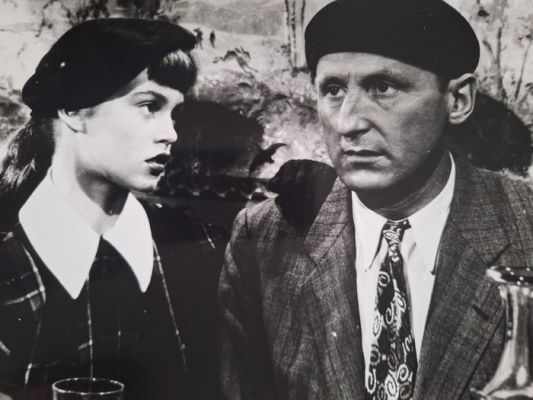 Unknown - Brigitte Bardot & Bourvil, "Crazy for Love" (French: Le Trou normand), 1952 | Catawiki