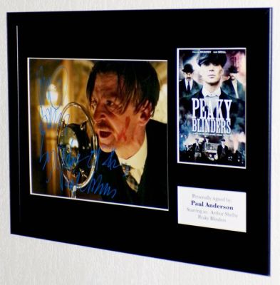 Peaky Blinders - Paul Anderson (Arthur Shelby Jr.) Premium Framed, signed + Certificate of Authenticity | Catawiki