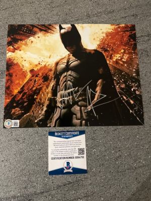 Batman Begins - Christian Bale - Signed, with Beckett COA | Catawiki