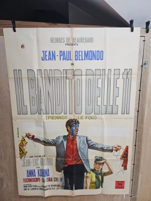Jean paul belmondo,ana karina - Pierrot le Fou - IL BANDITO DELLE 11 | Catawiki