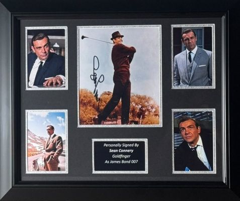 James Bond 007: Goldfinger - Sean Connery Signed Framed Display | Catawiki