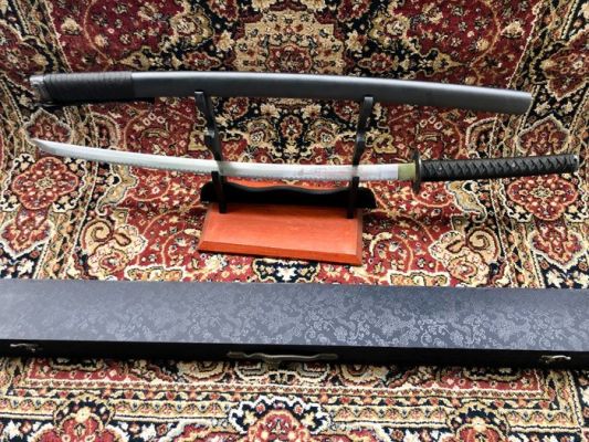 THE LAST SAMURAI (TOM CRUISE/Captain Nathan Algren)-RAREST VERSION FOR MOVIE ANNIVERSARY - COLLECTOR’S BOX, DEDICATED TO THE CHARACTER "Katsumoto" (Ken Watanabe), the last heir of the Samurai - Blade in Stainless Steel(Toshin), SAMURAI engraving on&hellip; | Catawiki