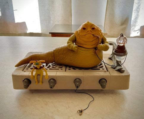 Kenner - Action figure Kenner - Star Wars: Return of the Jedi - Jabba the Hutt Action Playset met Salacious Crumb - 1983 - 1980-1990 - U.S. | Catawiki