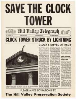 “Save The Clock Tower” From “Back To The Future”  | Studio Auctions