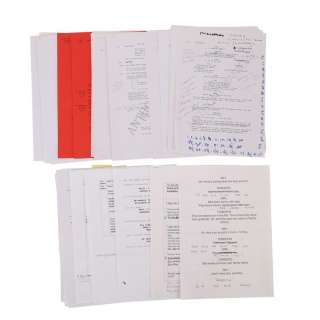 STAR WARS: THE RISE OF SKYWALKER (2019) - Lot 703 - Anthony Daniels Collection: Collection of Loose Script Pages with Handwritten Annotations