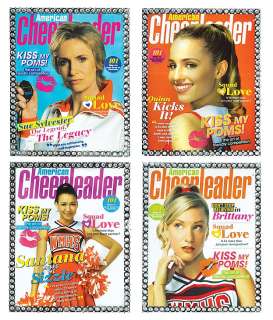 Lot 101 - "American Cheerleader" (4) framed magazine props.