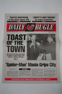 Spider-Man (2002) Prop Daily Bugle Newspaper | GWS Auctions
