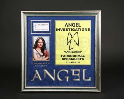 ANGEL - Winifred Burkle (Amy Acker) Business Card and Promotional Flyer Display