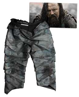 Mickey Rourke Heavy Leather Pants From His Role as King Hyperion in 2011 Action Film ’’Immortals’’ | Nate Sanders