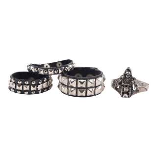 ELVIRA - Lot #1242 : Elvira‘s (Cassandra Peterson) Set of Four Bracelets