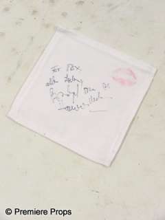 Lot 63 - Inglourious Basterds signed ‘Bridget‘ napkin