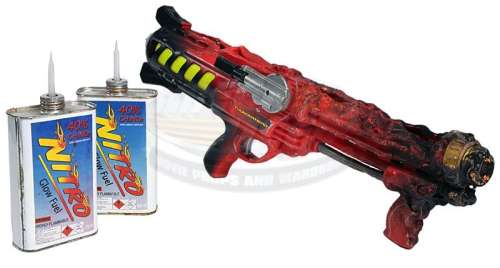 Lot 103 - Doghouse - Squirt Gun Flamethrower & Fuel Cans