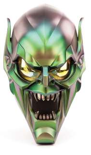 Lot 823 - Willem Dafoe "Green Goblin" hero mask from Spider-Man and Spider-Man 2.