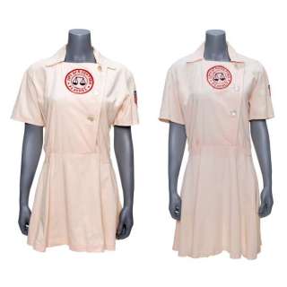 League of Their Own, a (1992) | Doris Murphy’s (Rosie O’Donnell) and Evelyn Gardner’s (Bitty Schram) Screen-Matched Rockford Peaches Uniforms | Propstore