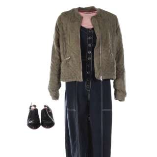 Lot #103 – Love Life Mallory Sasha Compère Screen Worn Jacket Shirt Jumpsuit & Shoes Ep 104