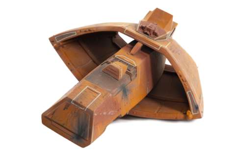 Lot 1126 - "STAR TREK: THE NEXT GENERATION" AND "STAR TREK: DEEP SPACE NINE" VULCAN "T‘PAU" STARSHIP MODEL (WITH DVD)