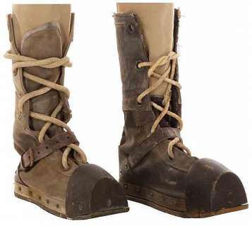 Lot 539 - Hero "Nautilus" crewman weighted dive boots from 20,000 Leagues Under the Sea.