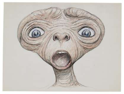 Carlo Rambaldi | E.T. the Extra-Terrestrial | ‘Surprise’—Production-used expression study for ‘E.T.’ by Carlo Rambaldi, ca. 1981 | Sotheby’s