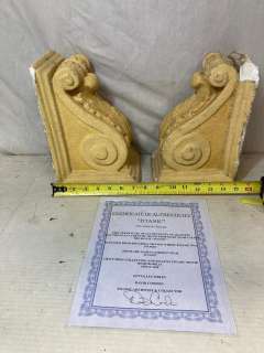 1997 "Titanic" 2 Ornate Ship Pieces Movie Props COA | misc / divers