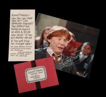 HARRY POTTER AND THE CHAMBER OF SECRETS (2002) - Lot 170 - Ron Weasley‘s (Rupert Grint) Howler