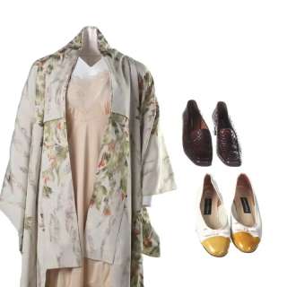 Respect Aretha Franklin Jennifer Hudson Production Worn Robe Slip & Shoes Set | VIP Fan Auctions