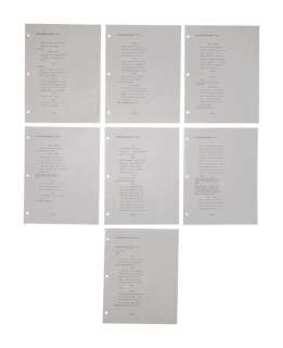 Lot 469 - CHRIS FARLEY: ROBERT SMIGEL FAXED "SATURDAY NIGHT LIVE" FINAL HOSTING "MOTIVATIONAL SPEAKER" SKETCH PARTIAL SCRIPT