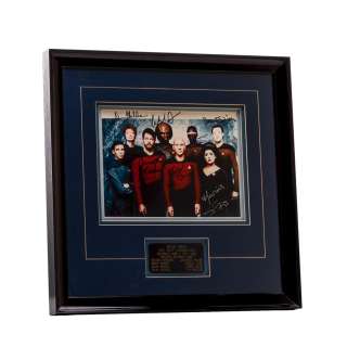 Star Trek The Next Generation (1987-1994) Cast Autograph Season 2 Framed Photo | VIP Fan Auctions