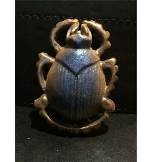 Mummy movie prop - A scarab made of rubber and hand airbrushed and used in the Brendan Fraser film | Piece of the Past
