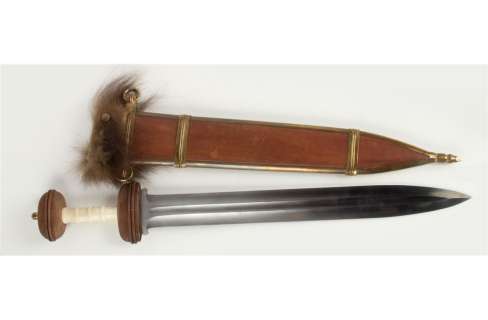 Gladius Sword & Sheath Signed by Hollywood Sword Master Jody Samson | Blacksparrow